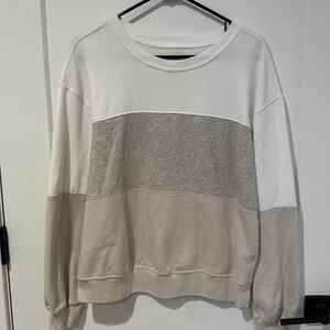 Abercrombie Soft AF Color Block Sweatshirt- Medium